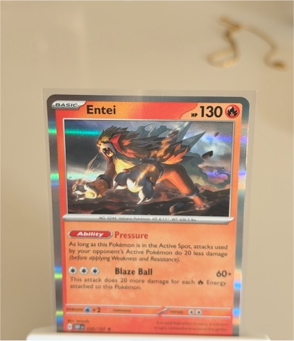 2023 Pokémon SV03: Obsidian Flames #030 Entei — front