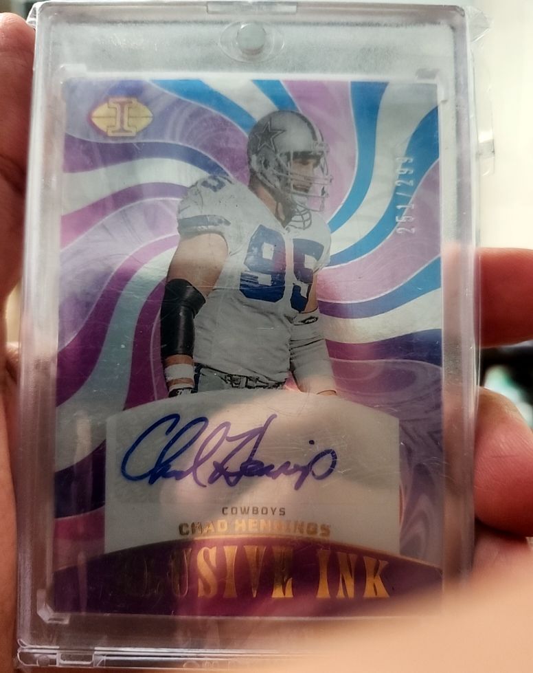 2023 Panini Illusions Elusive Ink #EI-CHE Chad Hennings — front