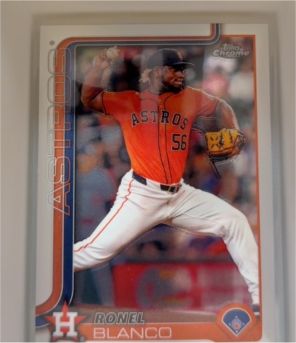 2025 Topps Chrome #296 Ronel Blanco — front