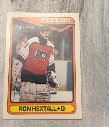 1990-91 O-Pee-Chee #243 Ron Hextall — front