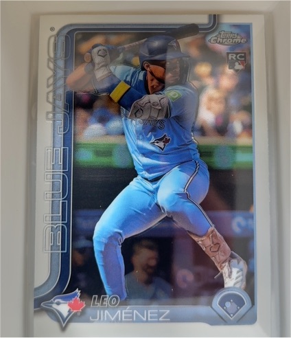 2025 Topps Chrome #276 Leo Jiménez — front