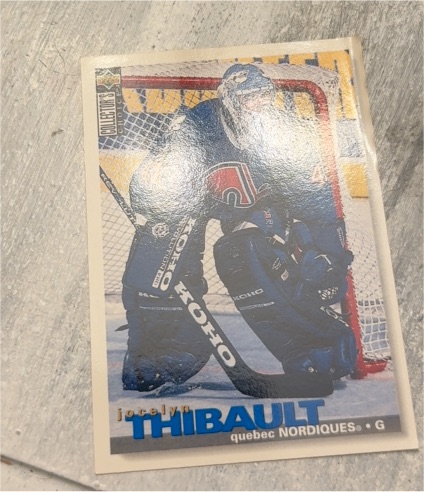 1993 Upper Deck Collector's Choice #3 Jacques Thibault — front