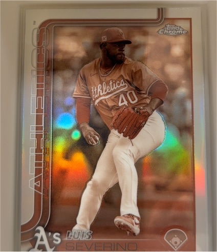 2025 Topps Chrome #241 Luis Severino — front