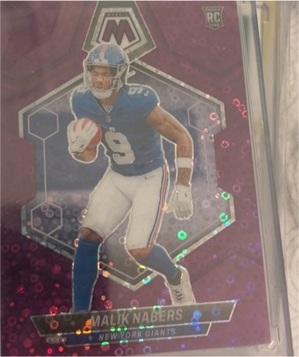 2023 Panini Mosaic RC Malik Nabers — front