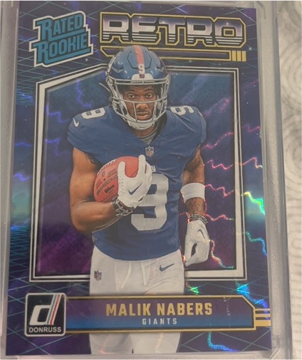 2024 Donruss Retro Rated Rookie #6 Malik Nabers — front