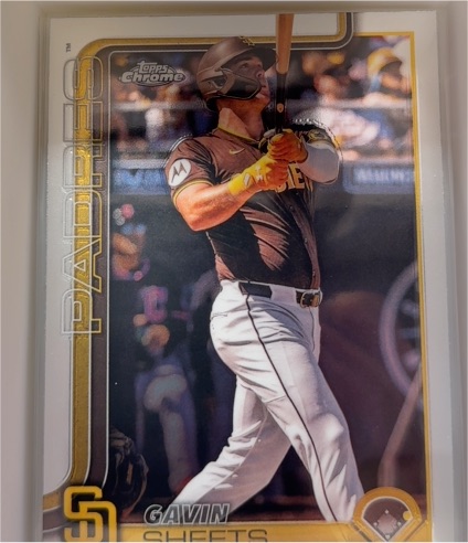2025 Topps Chrome #158 Gavin Sheets — front