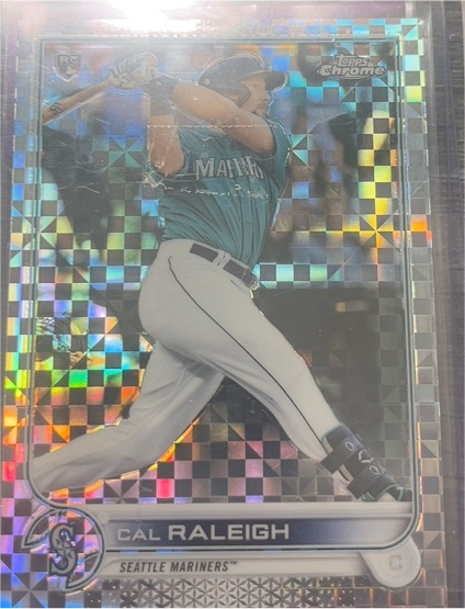 2022 Topps Chrome #149 Cal Raleigh — front