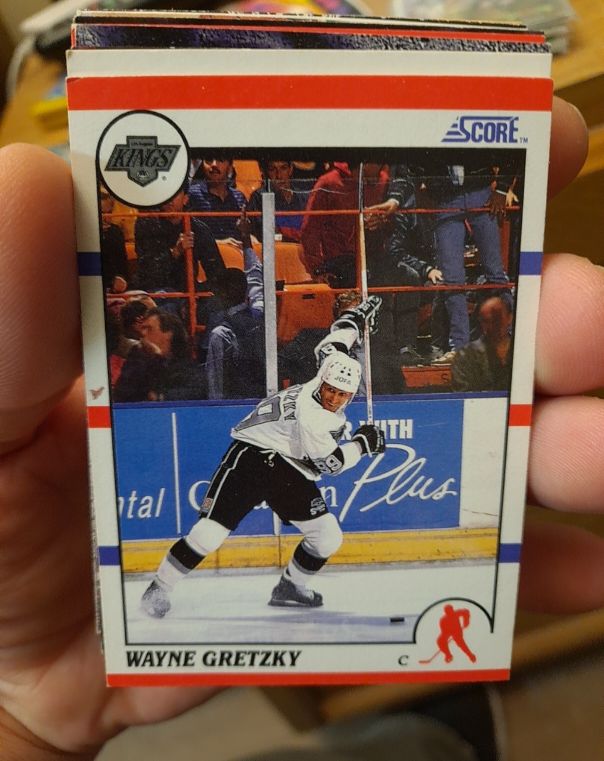1990 Score #1 Wayne Gretzky — front