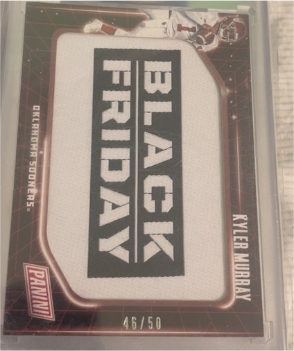2019 Panini Black Friday #46/50 Kyler Murray — front