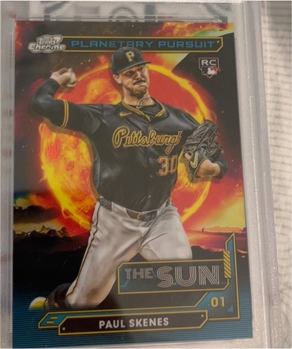 2024 Topps Cosmic Chrome Planetary Pursuit The Sun #PPS-6 Paul Skenes — front