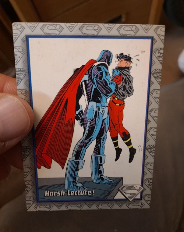 1993 Skybox The Return of Superman #33 Harsh Lecture! — front