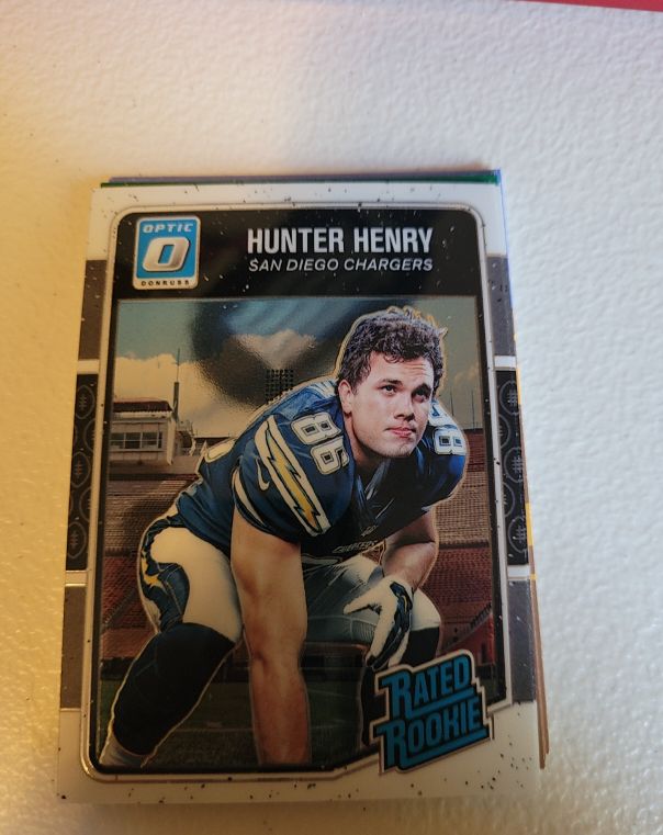 2016 Donruss Optic #169 Hunter Henry Rated Rookie — front