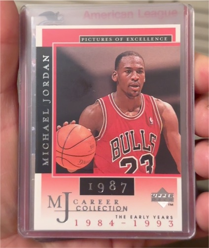 1998 Upper Deck Michael Jordan Career Collection #11 Michael Jordan — front