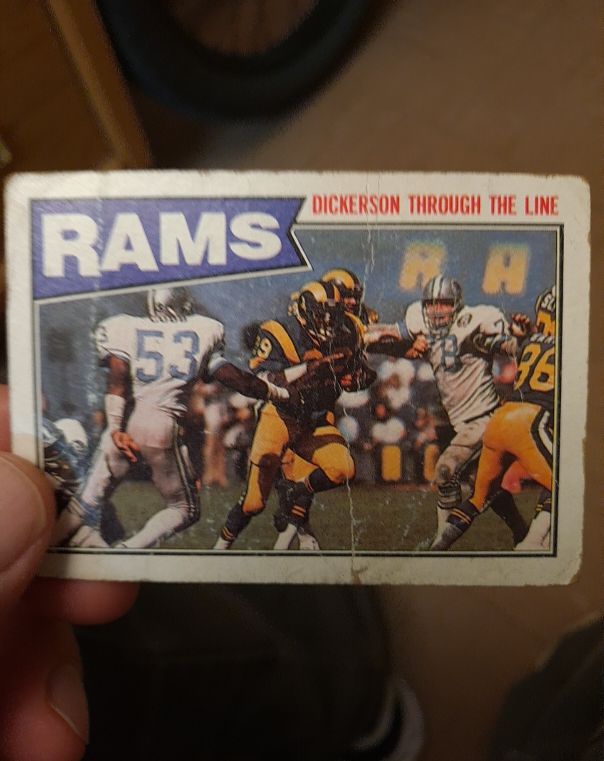 1987 Topps #144 Eric Dickerson Los Angeles Rams — front