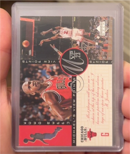 1996-97 Upper Deck Michael Jordan #VP7 Michael's Viewpoints — front