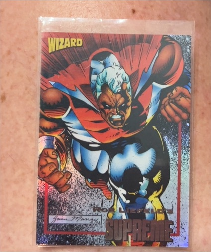 1993 Wizard Magazine Series 2 Promo Card #5 Supreme — front