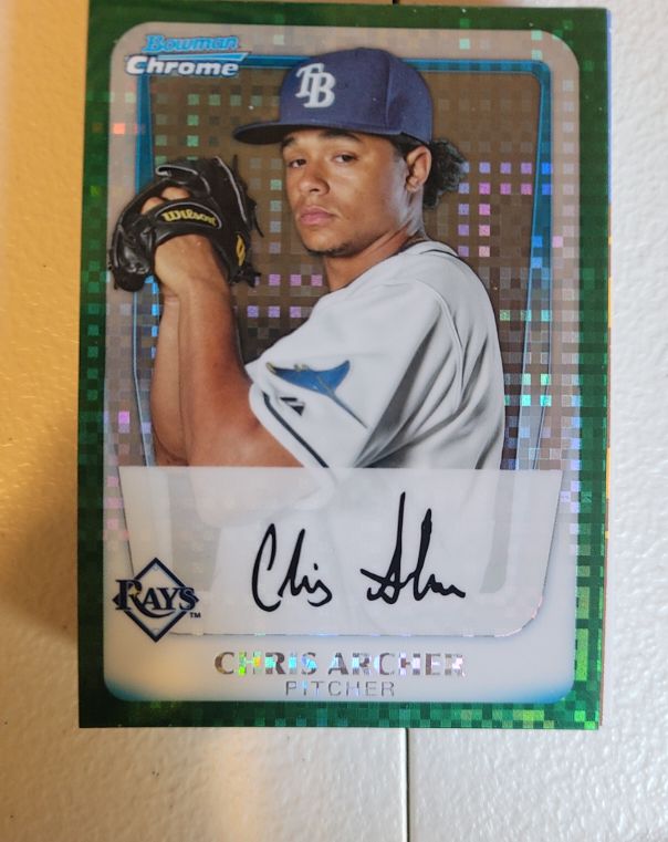 2011 Bowman Chrome #BCP134 Chris Archer — front