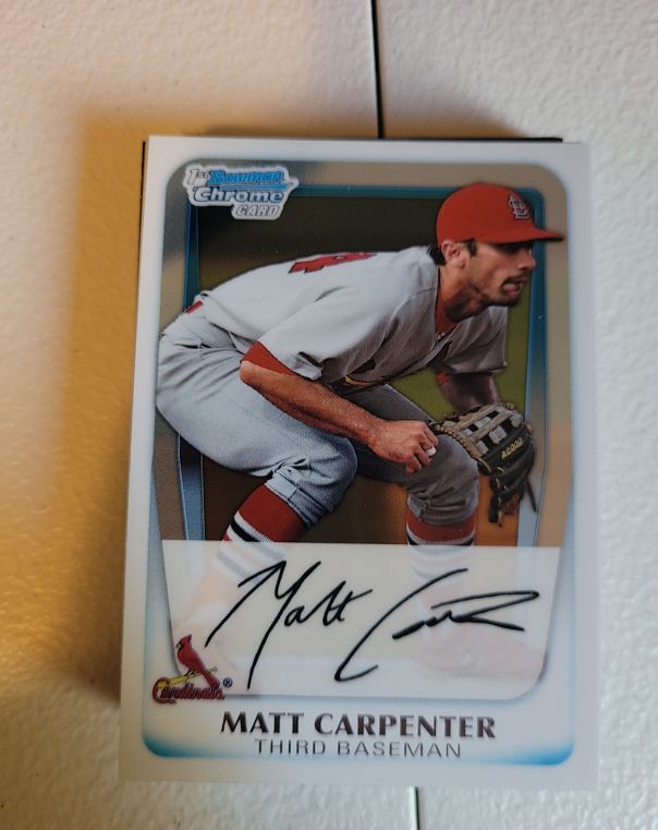2011 Bowman Chrome Prospects #BCP66 Matt Carpenter — front
