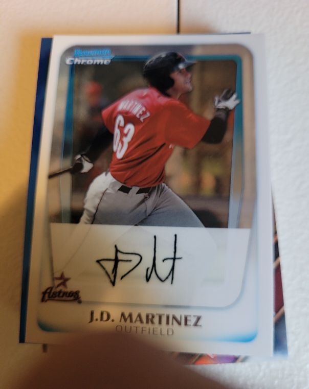2011 Bowman Chrome Prospects #BCP92 J.D. Martinez — front