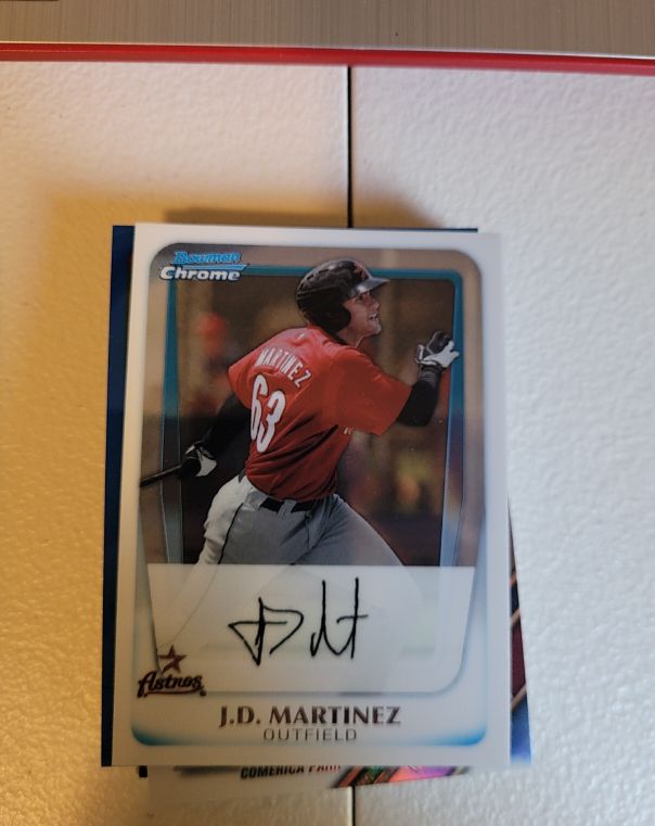 2011 Bowman Chrome Prospects #BCP92 J.D. Martinez — front