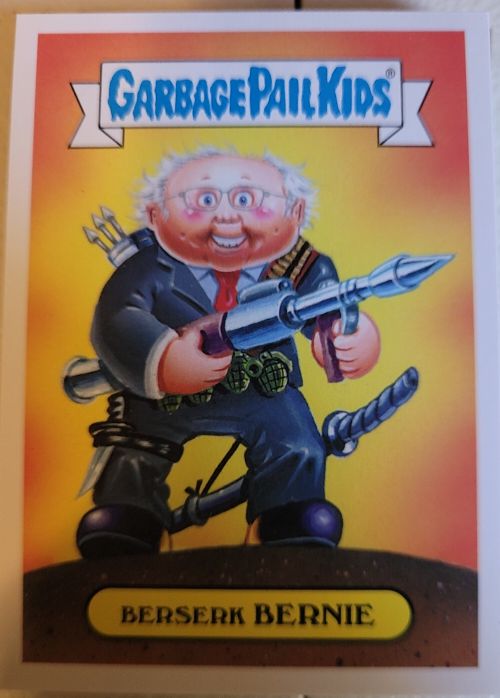 2016 Topps Garbage Pail Kids American as Apple Pie #2a Berserk Bernie — front