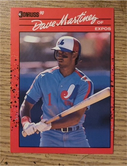 1990 Donruss #452 Dave Martinez — front