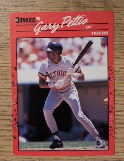 1990 Donruss #661 Gary Pettis — front