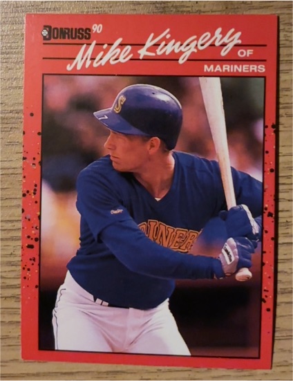 1990 Donruss #601 Mike Kingery Seattle Mariners — front