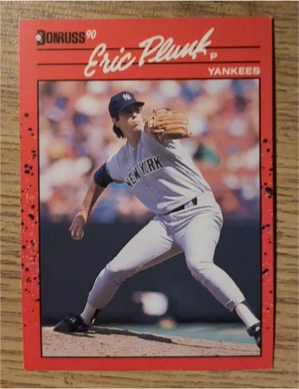 1990 Donruss #196 Eric Plunk — front
