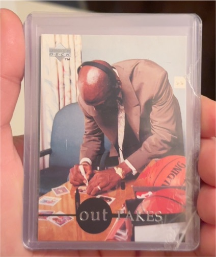 1994 Upper Deck Rare Air Out Takes #54 Michael Jordan — front