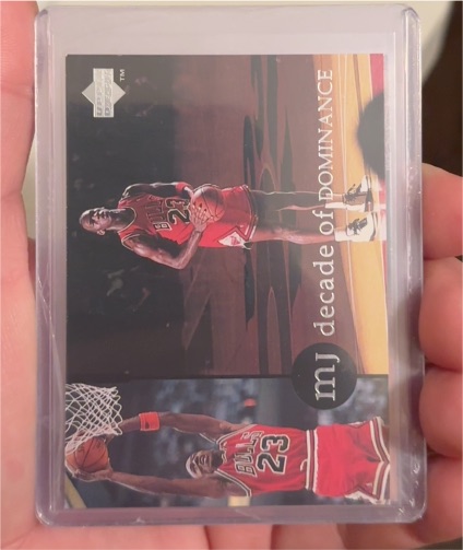 1994 Upper Deck Michael Jordan Decade of Dominance #J3 — front