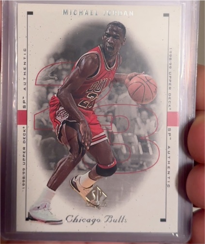 1998-99 Upper Deck SP Authentic #1 Michael Jordan — front