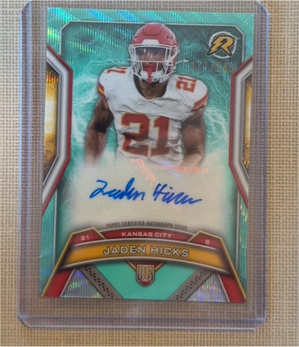 2024 Topps Resurgence #RRS-JH Jaden Hicks Rookie Signature Autograph — front