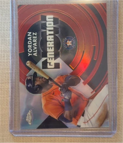 2022 Topps Series 1 #GN-15 Yordan Alvarez Generation Now — front