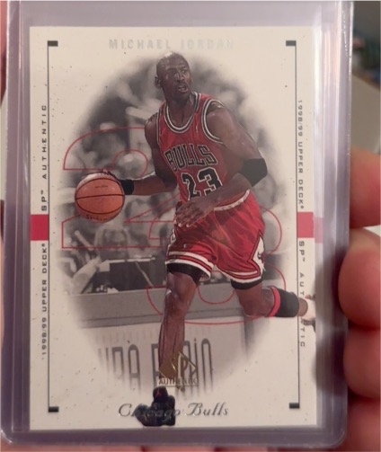 1998-99 Upper Deck SP Authentic #7 Michael Jordan — front