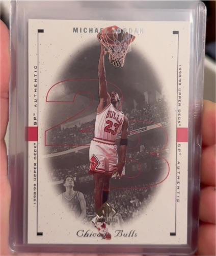 1998-99 SP Authentic #6 Michael Jordan — front