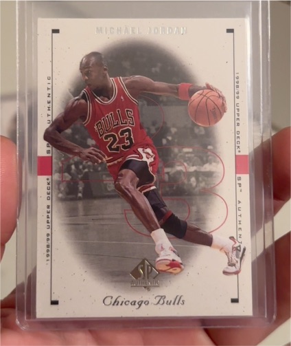 1998-99 Upper Deck SP Authentic #4 Michael Jordan — front