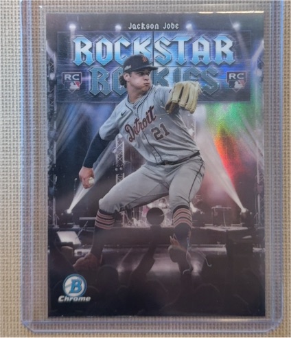 2025 Bowman Chrome #RR-10 Jackson Jobe Rockstar Rookies — front