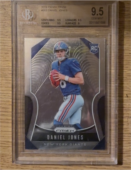 2019 Panini Prizm #302 Daniel Jones — front