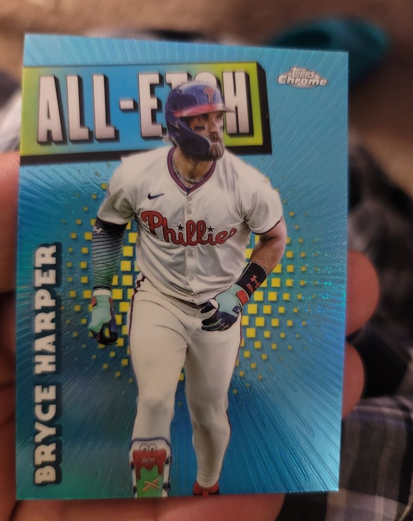 2025 Topps Chrome #CAE-7 Bryce Harper All-Etch — front
