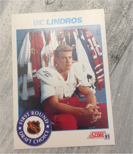 1991 Score #329 Eric Lindros — front