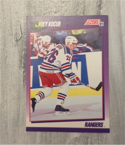 1991 Score #92 Joey Kocur — front