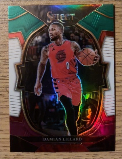 2022-23 Panini Select #7 Damian Lillard — front