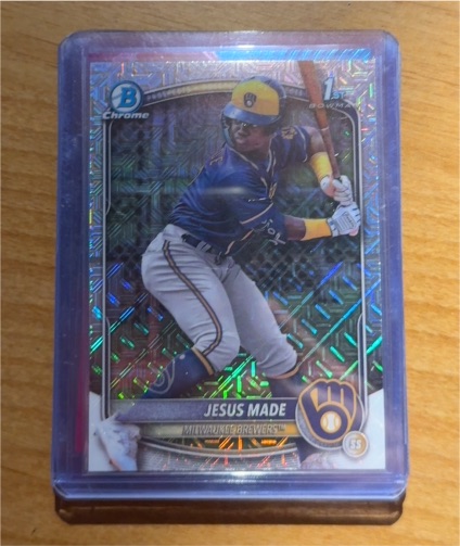 2025 Bowman Chrome Prospects #BCP-50 Jesus Made — front