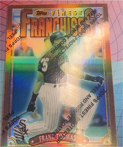 1996 Topps Finest #240 Frank Thomas — front