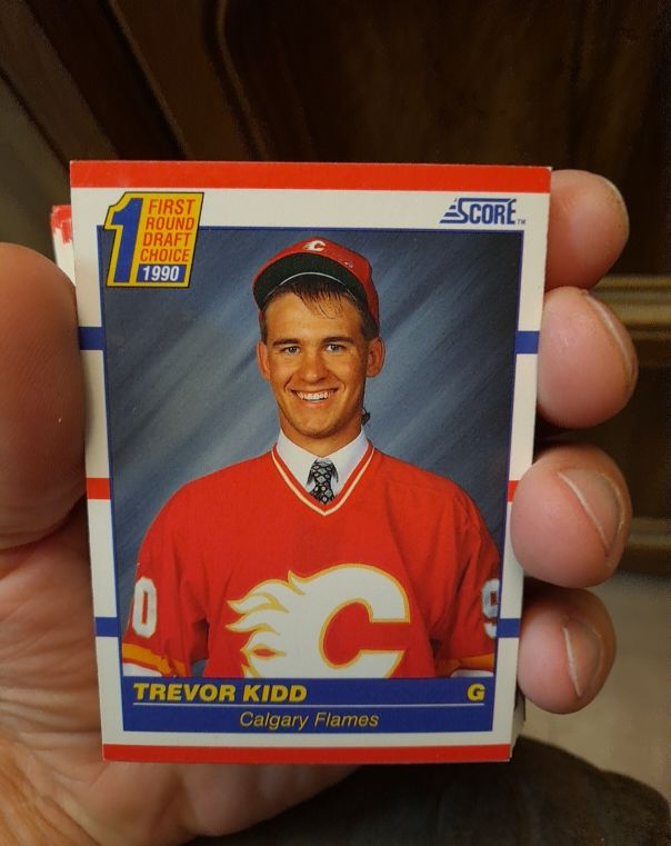 1990 Score #438 Trevor Kidd — front