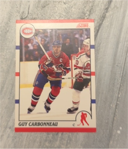 1990 Score #C Guy Carbonneau — front