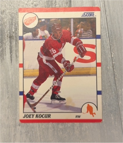 1990-91 Score #201 Joey Kocur — front