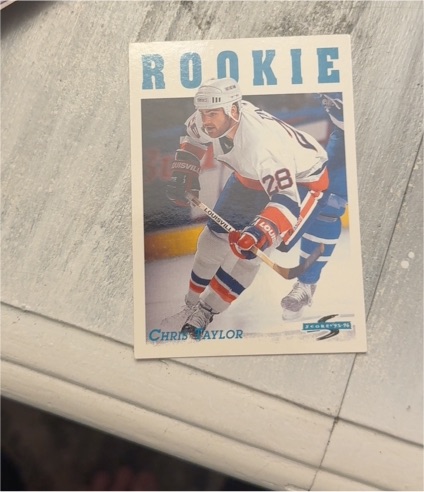 1995-96 Score #328 Chris Taylor Rookie — front