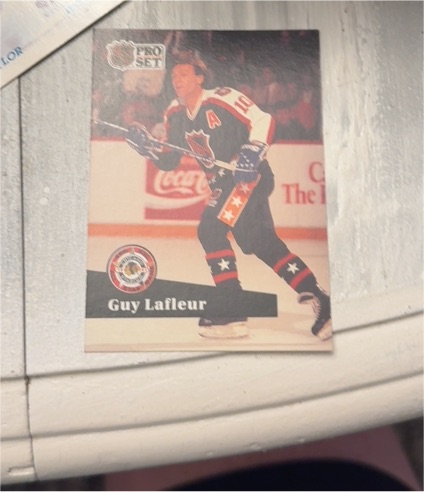 1991-92 Pro Set #317 Guy Lafleur Quebec Nordiques — front